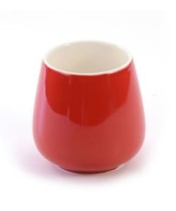 Mug porcelaine rouge, 1 part